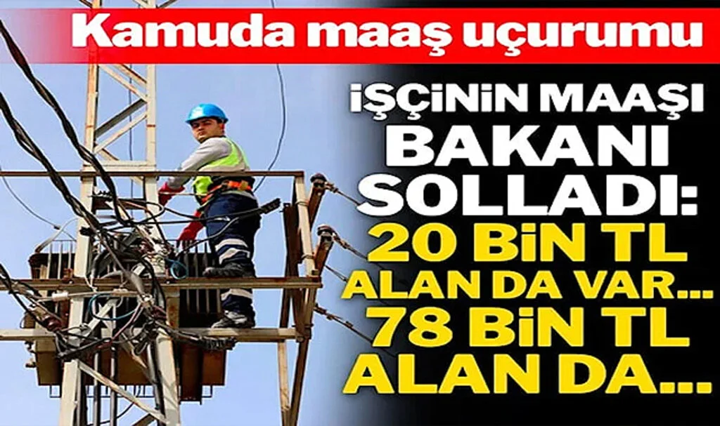 Kamuda Maaş Uçurumu