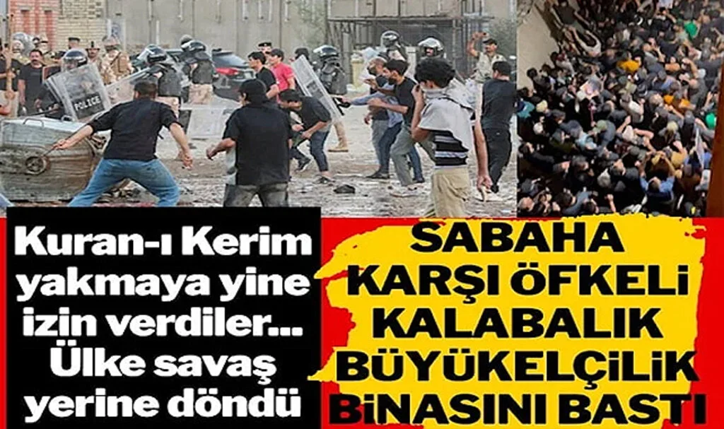 Kan Donduran Görüntüler: Yüzlerce Eylemci İsveç’in Büyükelçiliğini Bastı