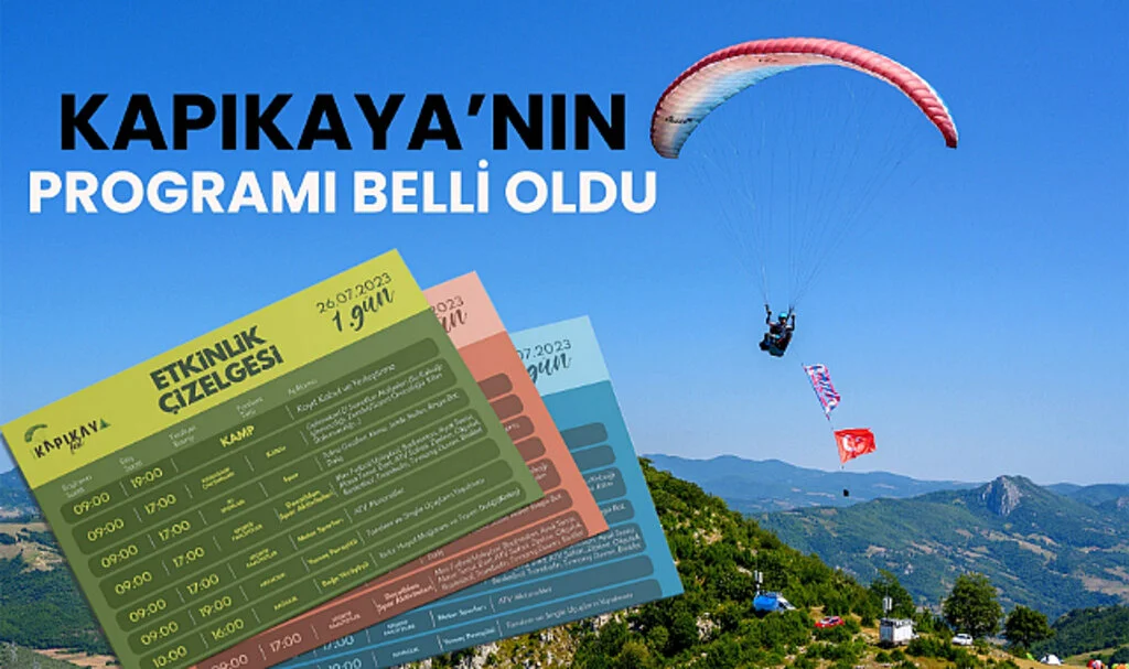 Kapıkaya'nın Programı Belli Oldu