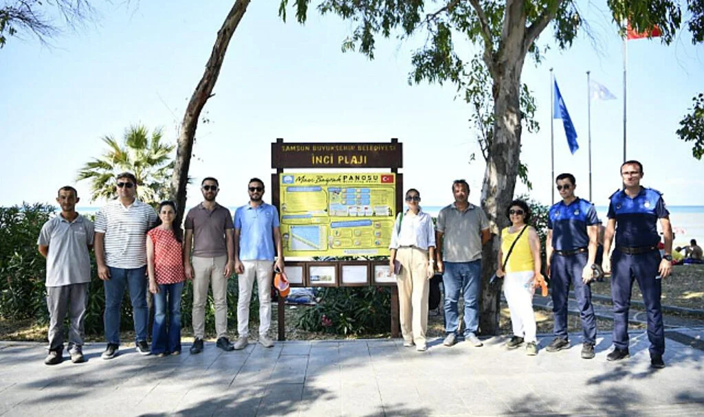 Karadeniz’in Maldiv’i Samsun’da Mavi Bayraklı Plajlar Denetimi Geçti