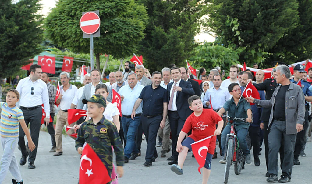 Kavak’ta 15 Temmuz kutlaması