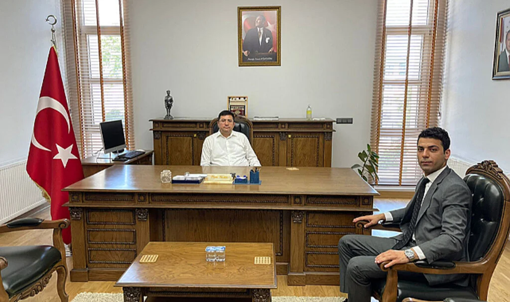 Kaymakam Fikret Zaman'a Emniyet Müdürlerinden Ziyareti