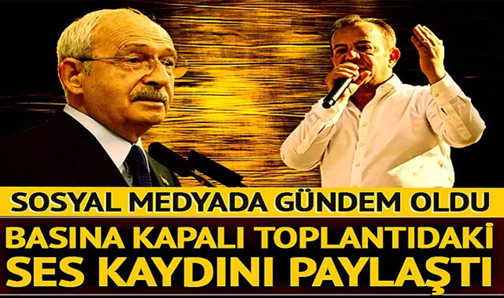 Kılıçdaroğlu'nun Basına Kapalı Toplantısındaki Ses Kaydını Paylaştı! "İddialarınızı İspatlayamazsanız..."