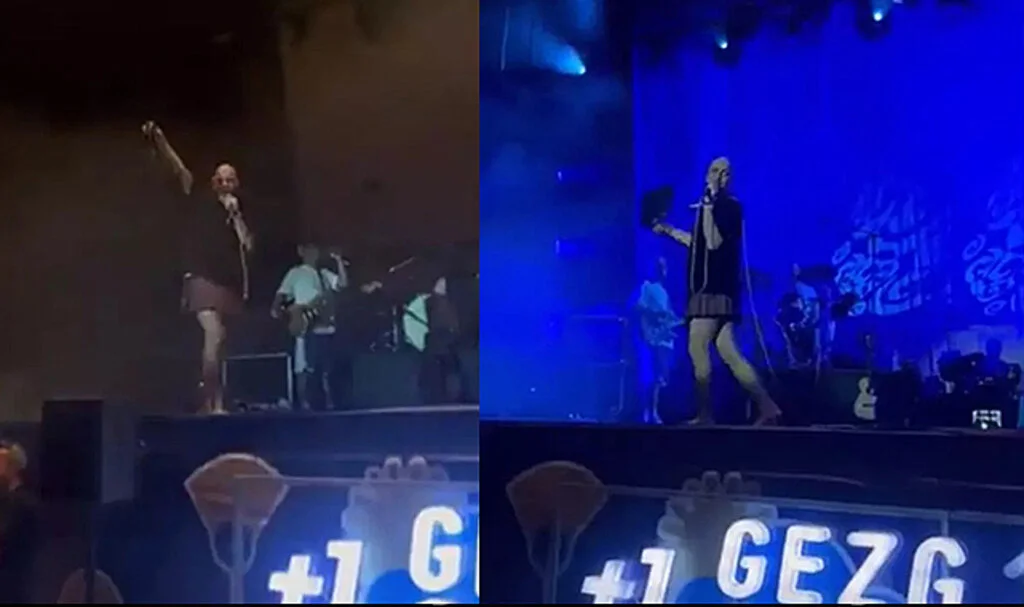 Konserde Sahneye İç Çamaşırı Fırlatıldı! O Anlar Sosyal Medyada Çok Konuşuldu