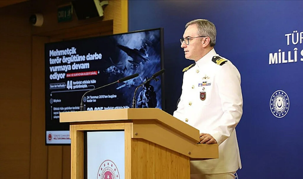 MSB: Irak ve Suriye'nin Kuzeyinde Bir Haftada 44 Terörist Etkisiz Hale Getirildi