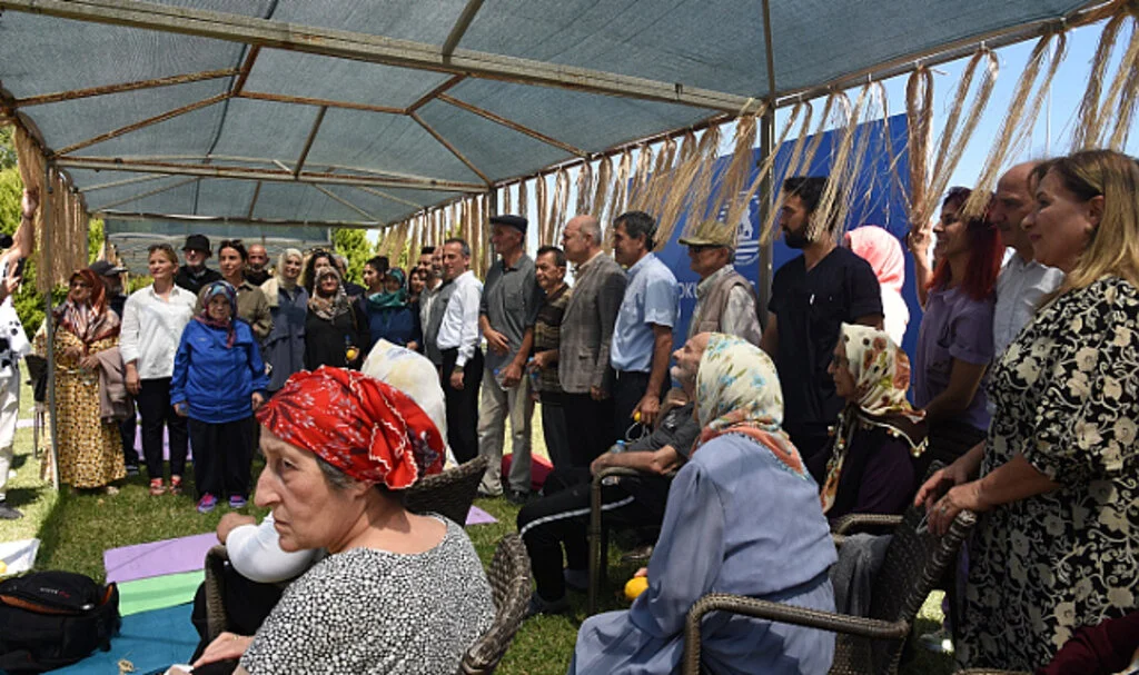 OMÜ’de yaşlılar için doğa etkinliği 