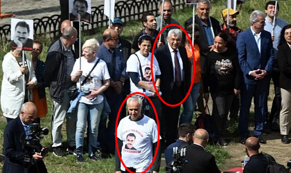 PKK’nın Elebaşları Brüksel’deki Gösteride Ortaya Çıktı