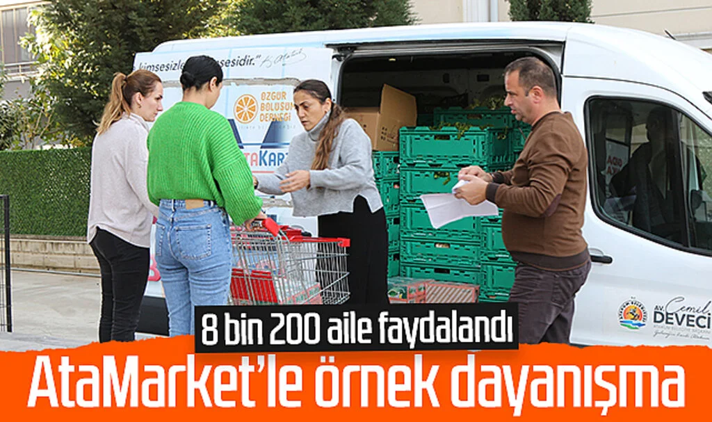 Samsun'da AtaMarket'le örnek dayanışma