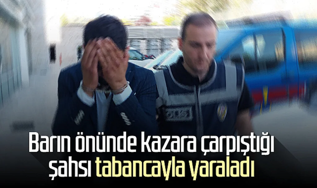 Samsun'da barın önünde kazara çarpıştığı şahsı tabancayla yaraladı