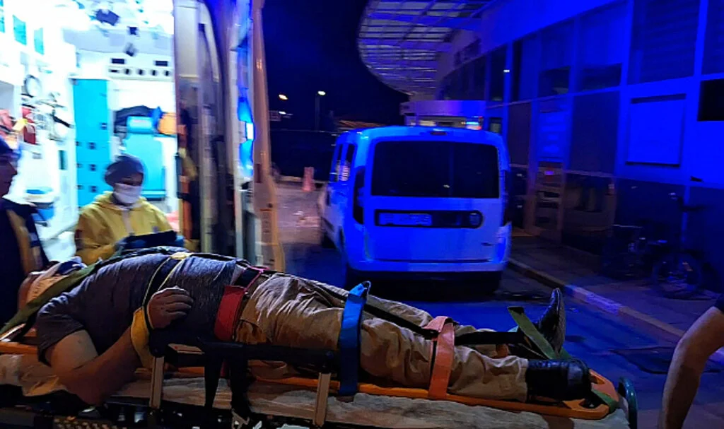 Samsun'da Bisiklet Sürücüsü Ölümden Döndü 