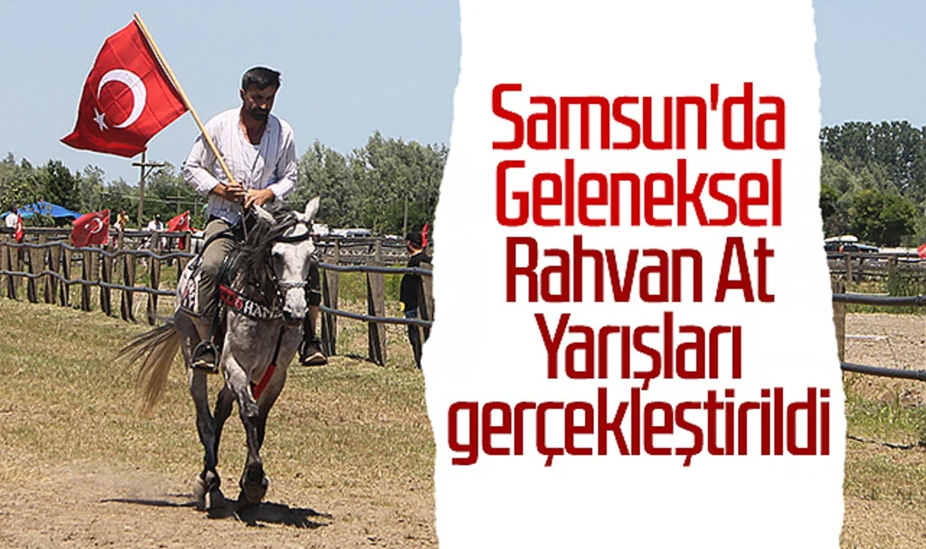 Samsun'da Geleneksel Rahvan At Yarışları gerçekleştirildi
