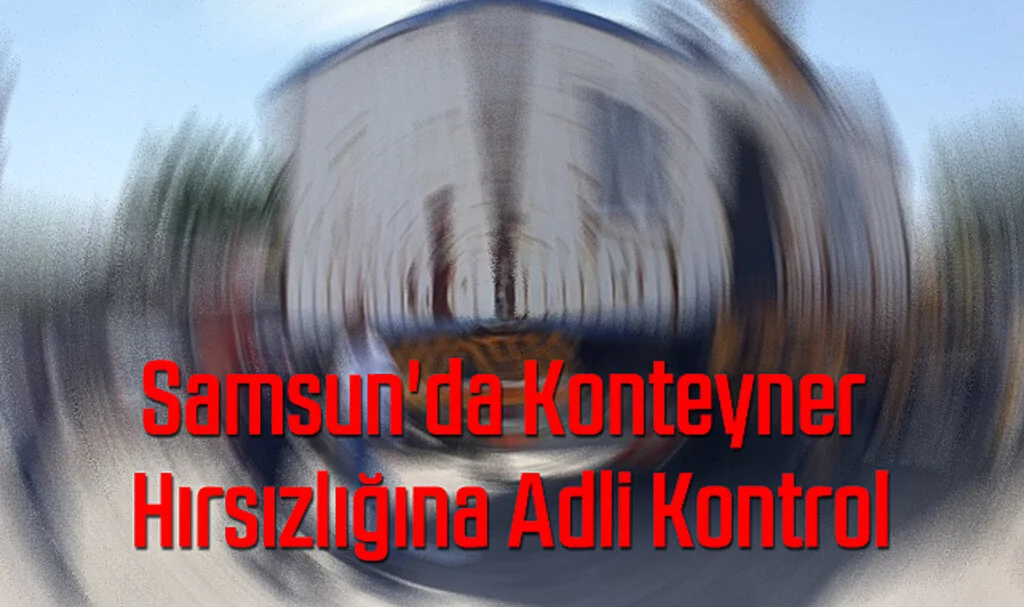 Samsun'da Konteyner Hırsızlığına Adli Kontrol