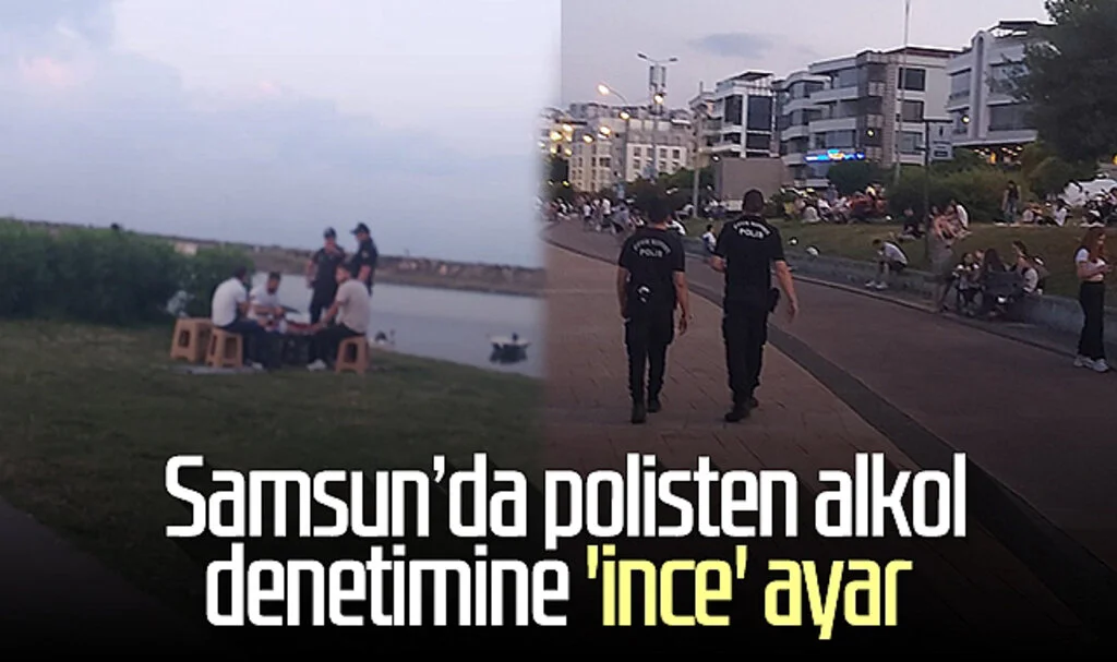 Samsun'da polisten alkol denetimine  'ince' ayar 