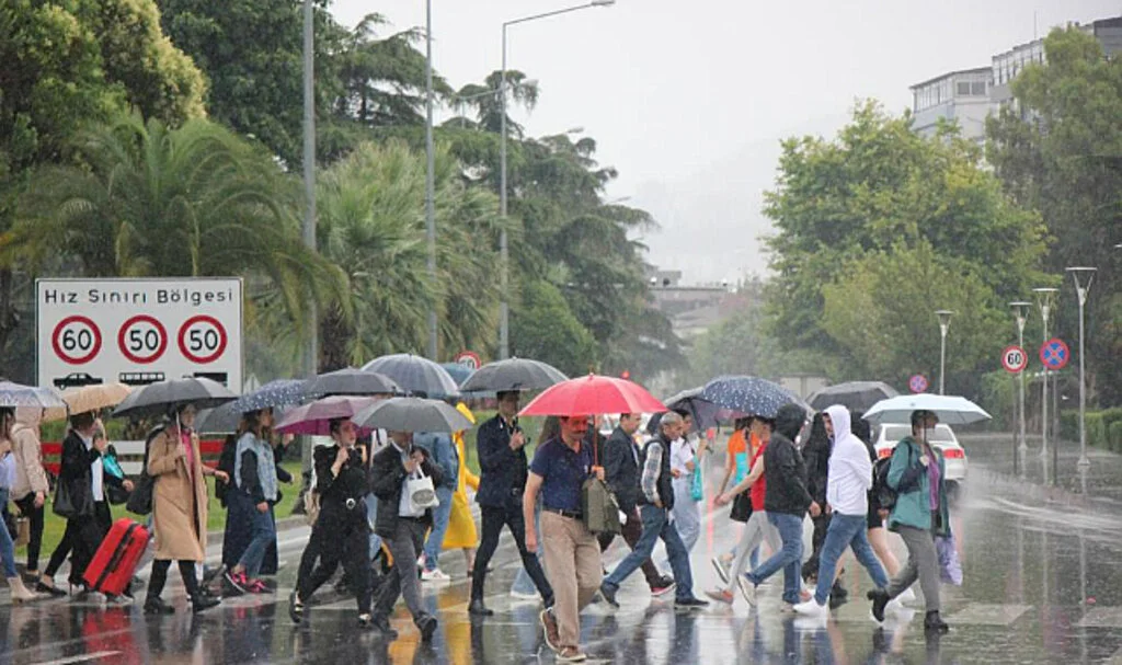 Samsun'da Sağanak Etkili Oldu