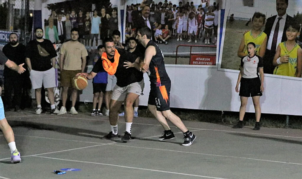 Samsun'da sokakta basketbol heyecanı başladı