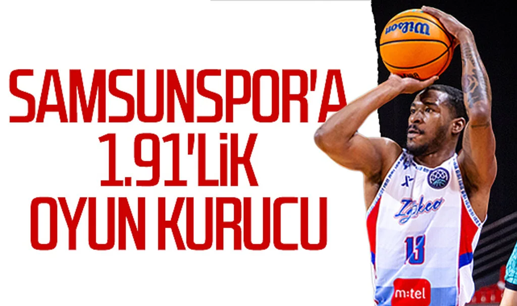 Samsunspor'a 1.91'lik oyun kurucu