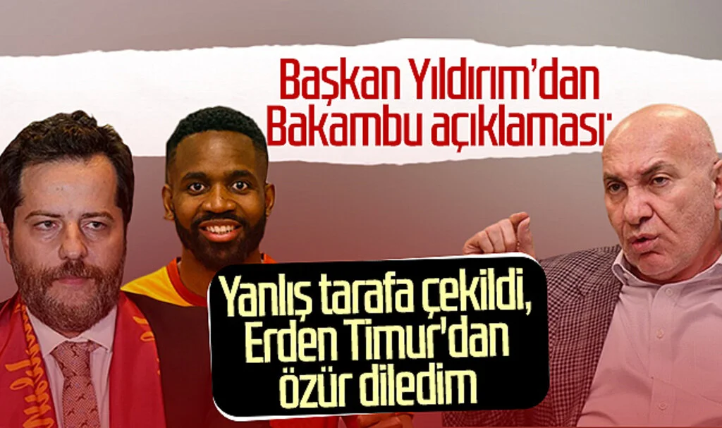 Samsunspor Başkanı Yüksel Yıldırım'dan Bakambu açıklaması: "Yanlış Tarafa Çekildi, Erden Timur'dan Özür Diledim"