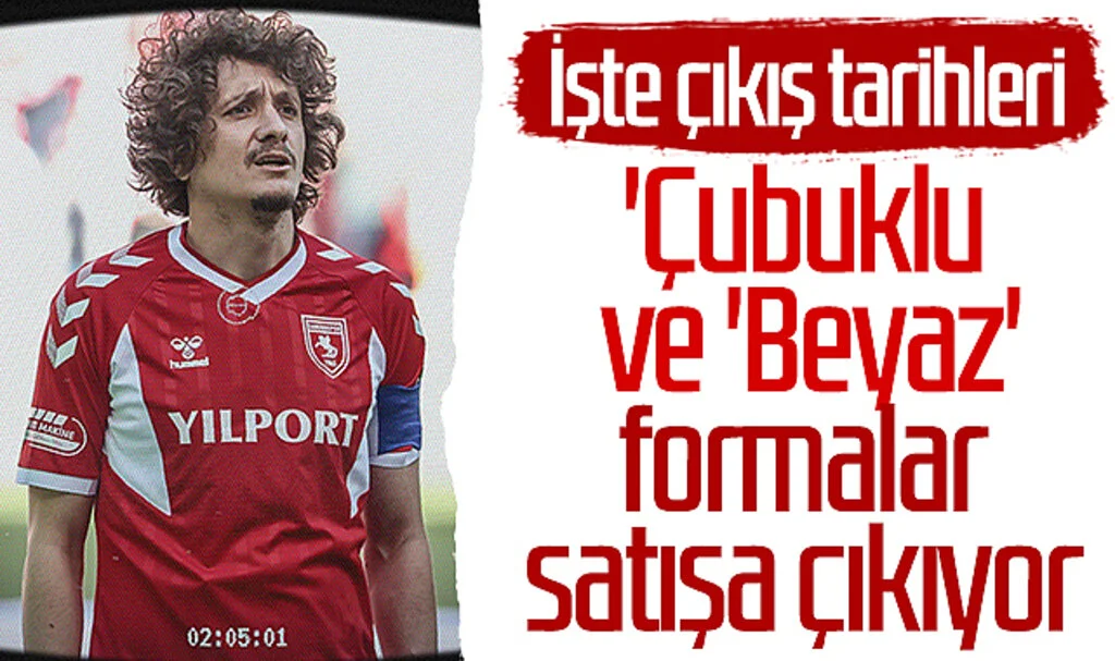 Samsunspor'da 'Çubuklu' ve 'Beyaz' formalar satışa çıkıyor! İşte çıkış tarihleri...