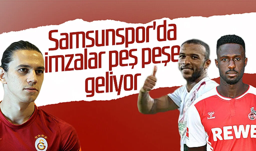 Samsunspor'da İmzalar Peş Peşe Geliyor! Taylan, El Kaabi ve Kingsley Schindler
