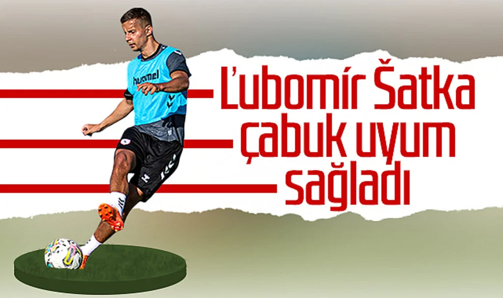 Samsunspor'da Ľubomír Šatka çabuk uyum sağladı