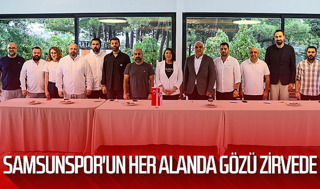 Samsunspor'un her alanda gözü zirvede