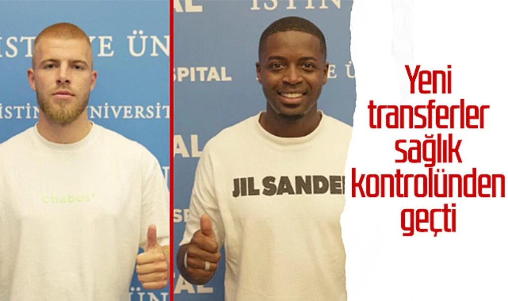Samsunspor’un yeni transferleri sağlık kontrolünden geçti