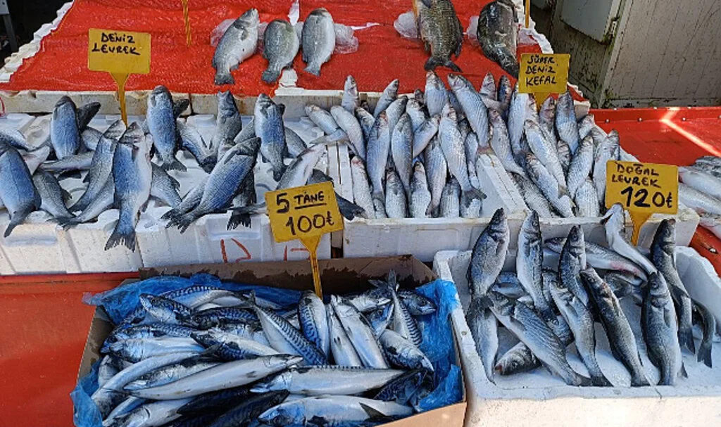 Sıcak havada balığa rağbet yok  