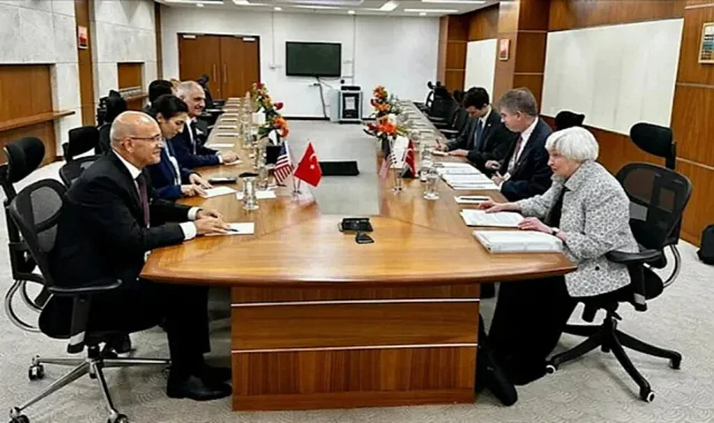 Şimşek, G20 Toplantılarında ABD’li Mevkidaşı Yellen ile Görüştü