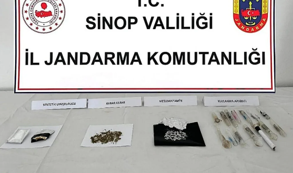 Sinop’ta Uyuşturucu Operasyonu