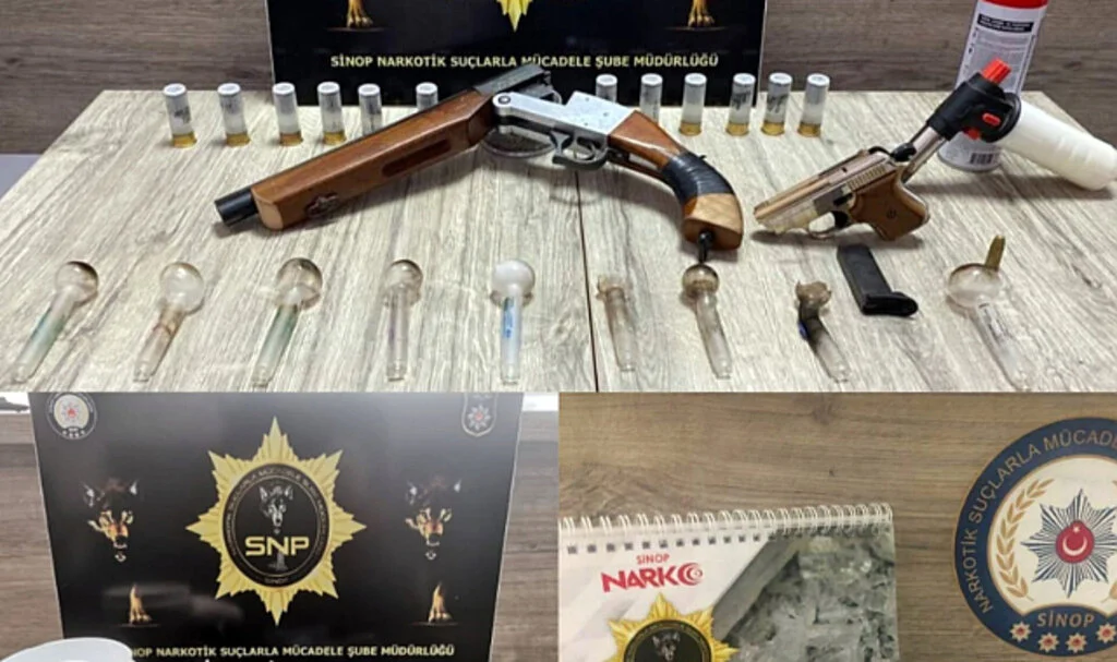 Sinop'ta uyuşturucu operasyonunda 2 zanlı tutuklandı