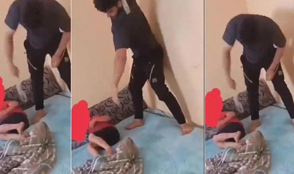 Şok görüntü! Bakanlıktan acımasız babayla ilgili açıklama