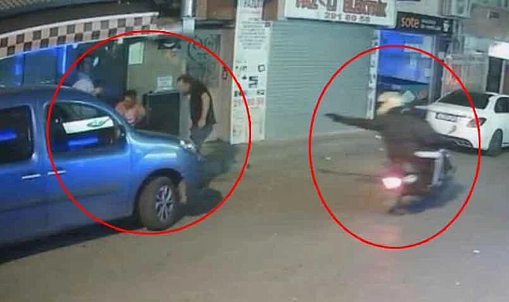 Sokak ortasında dehşet! Sohbet ederken bacağından vuruldu