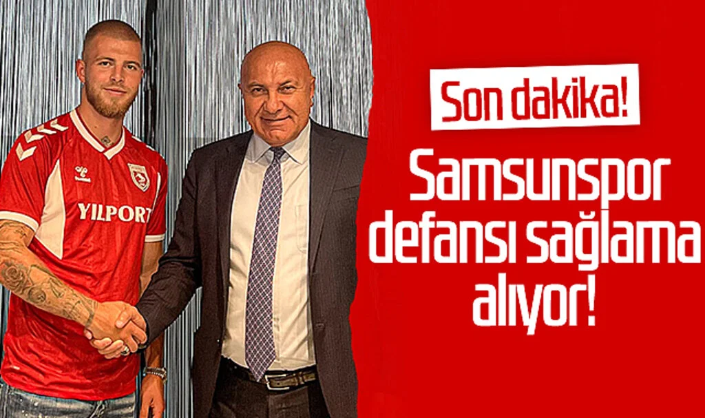 Son Dakika!... Samsunspor Defansı Sağlama Alıyor!