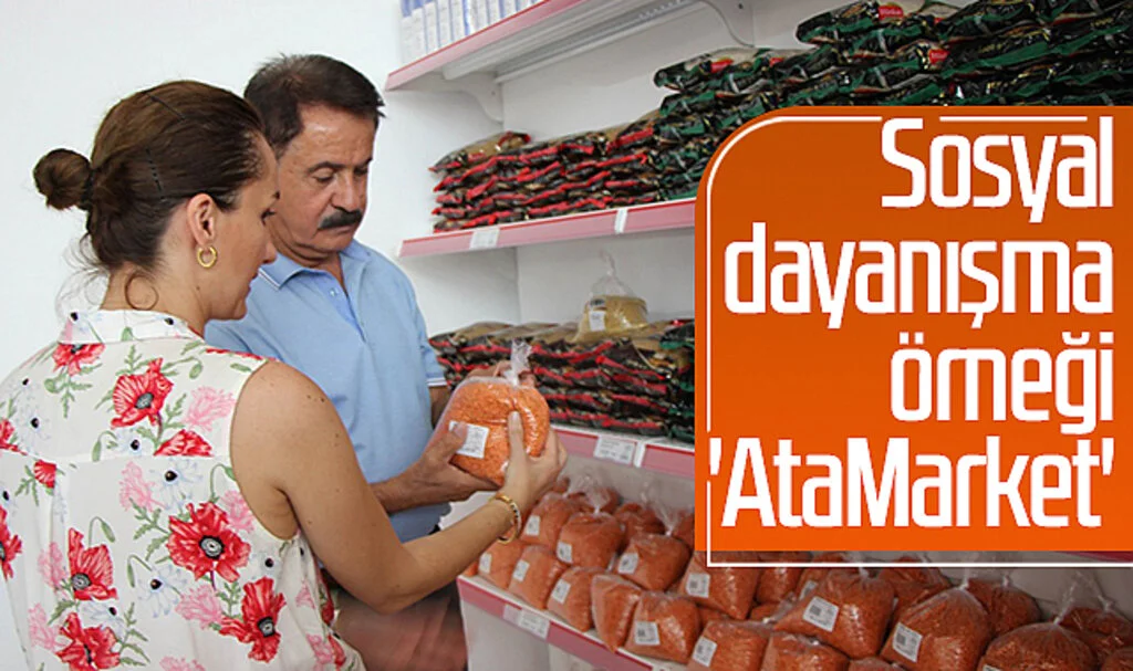 Sosyal dayanışma örneği 'AtaMarket'