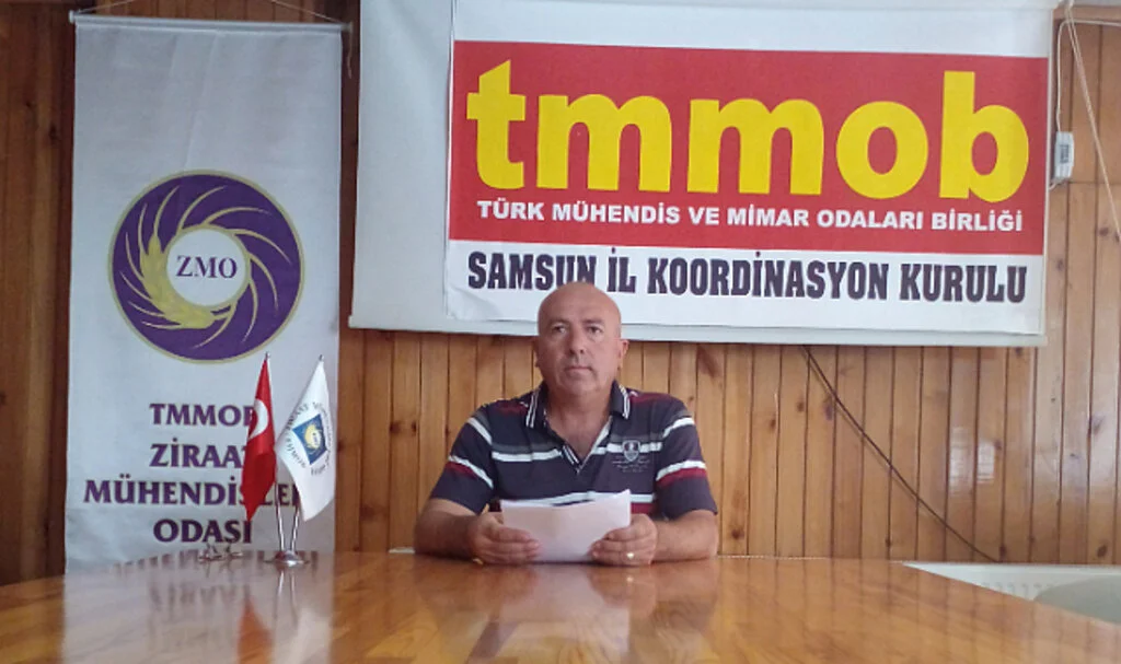 TMMOB Samsun İKK Sekreteri Veli Kebapcı: Mimar ve Mühendisler Haklarını Talep Etti 