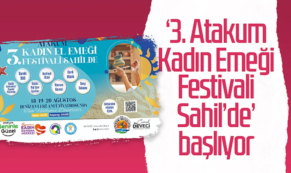 ‘3. Atakum Kadın Emeği Festivali Sahil’de’ başlıyor