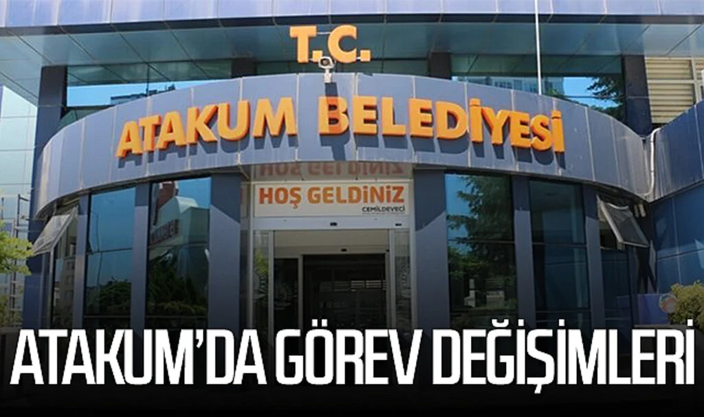 Atakum Belediyesi'nde görev değişimleri