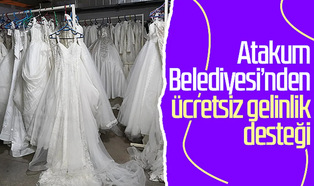Atakum Belediyesi'nden ücretsiz gelinlik desteği