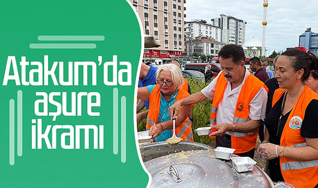 Atakum’da aşure ikramı