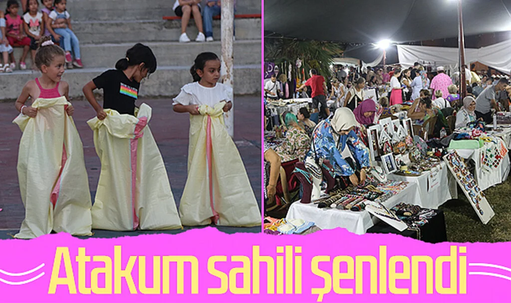 Atakum sahili şenlendi