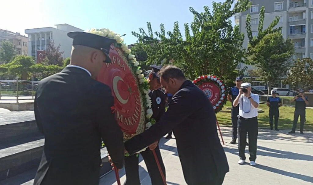 Bafra'da 30 Ağustos Zafer Bayramı kutlaması