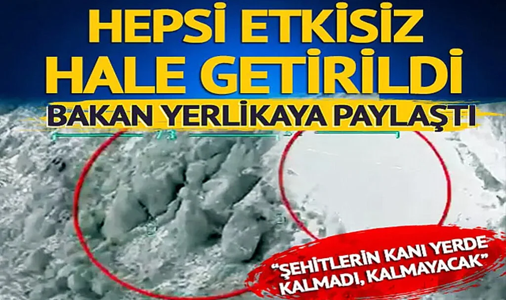 Bakan Yerlikaya duyurdu! Şehitlerin kanı yerde kalmadı: 1'i turuncu kategoride 4 terörist etkisiz hale getirildi