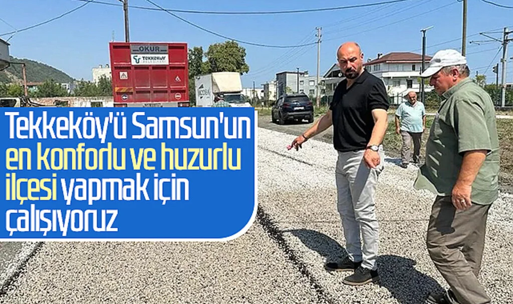 Başkan Hasan Togar: "Tekkeköy'ü Samsun'un en konforlu ve huzurlu ilçesi yapmak için çalışıyoruz"