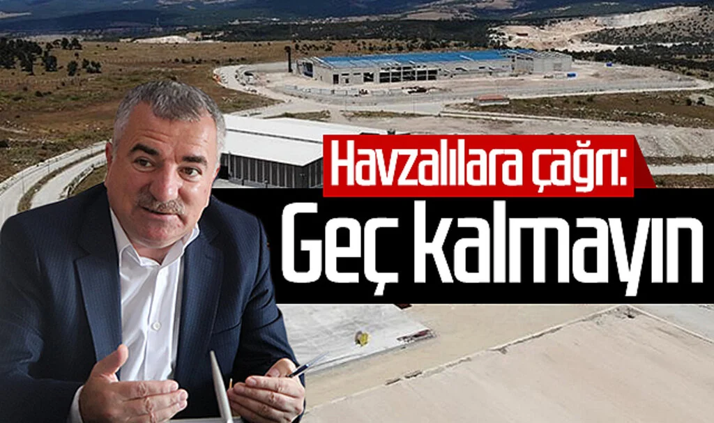 Başkan Sebahattin Özdemir'den Havzalılara çağrı: 'Geç kalmayın'