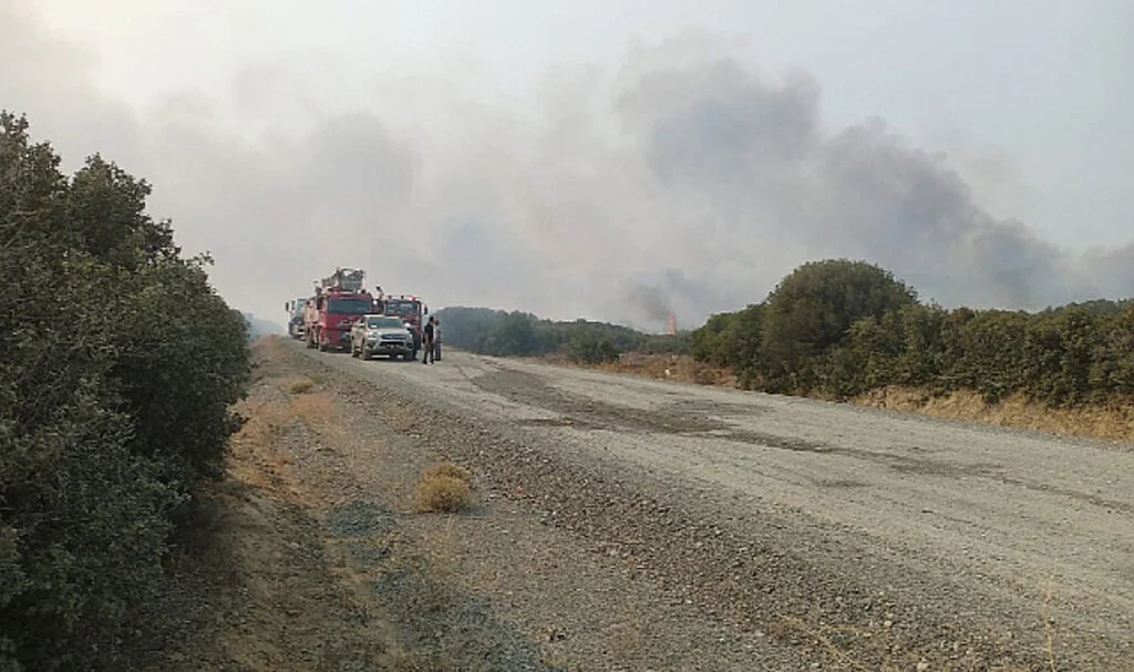 Çanakkale’den Bir Korkutan Yangın Haberi Daha