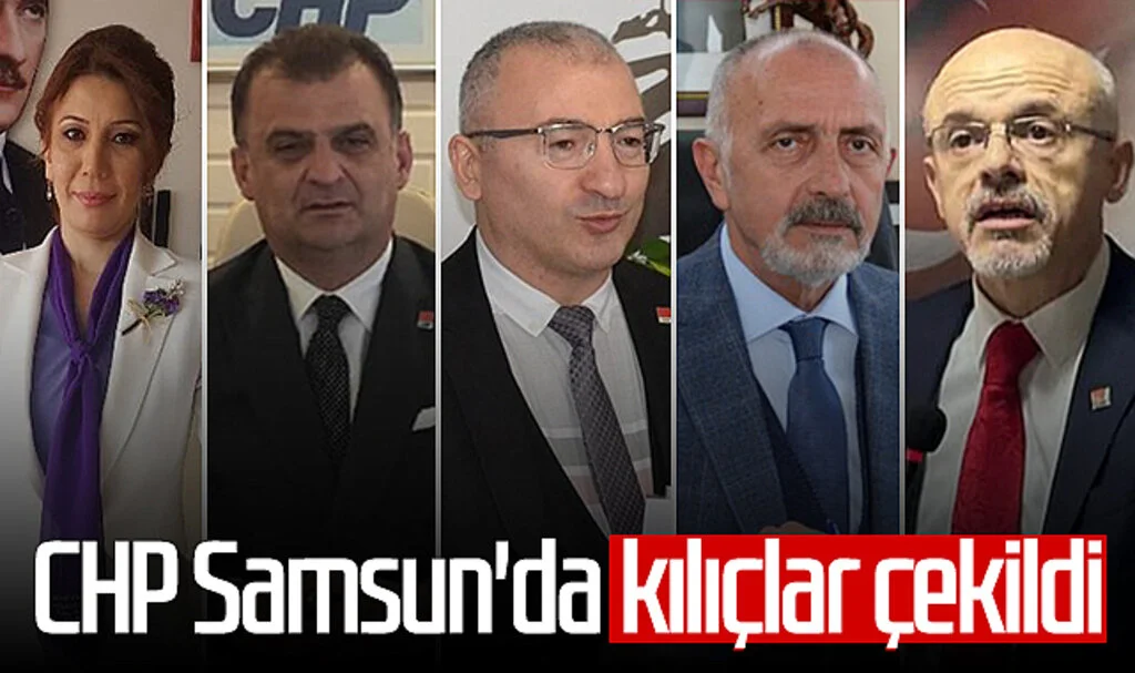 CHP Samsun'da kılıçlar çekildi 