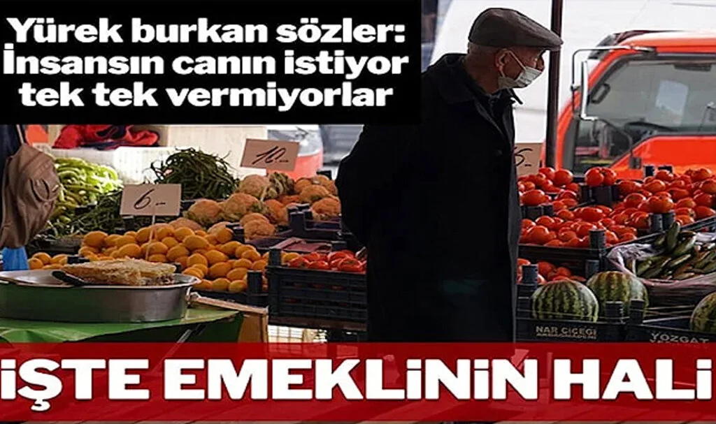 Emeklinin Geldiği Nokta: İnsansın canın istiyor, tek tek vermiyorlar
