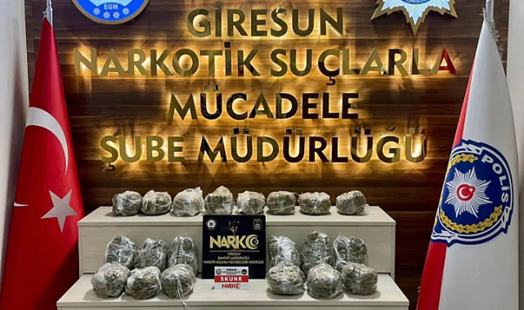 Giresun'daki uyuşturucu operasyonunda 2 kişi tutuklandı