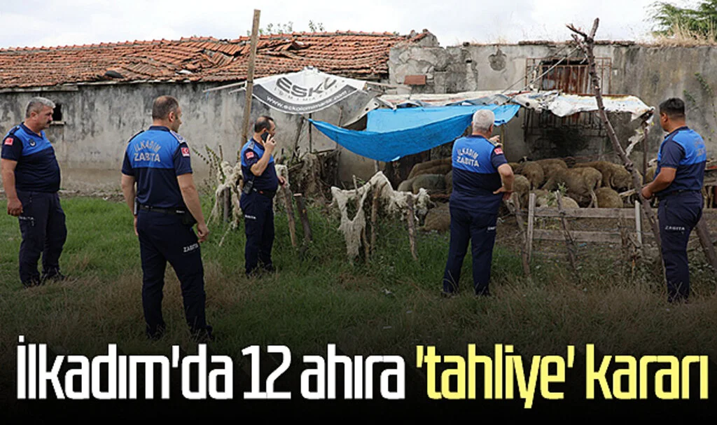 İlkadım'da 12 ahıra 'tahliye' kararı