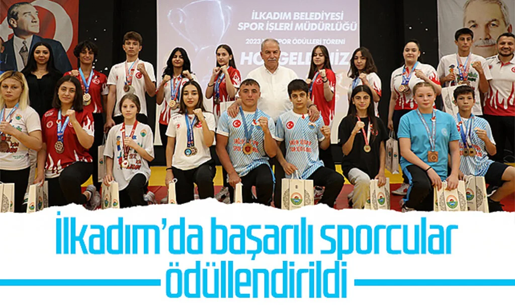 İlkadım'da başarılı sporcular ödüllendirildi